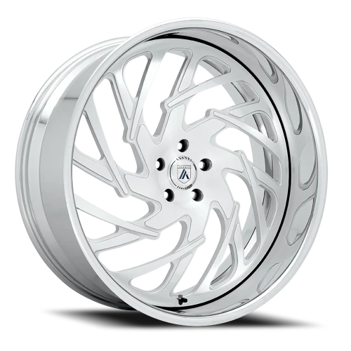 Asanti Forged AF864 24x9 -2 5x120.65mm 73.1mm Brushed Silver