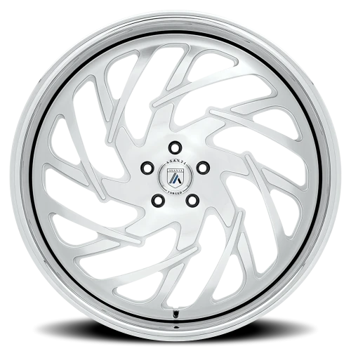 Asanti Forged AF864 24x9 -2 5x120.65mm 73.1mm Brushed Silver