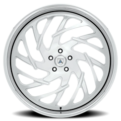 Asanti Forged AF864 24x9 -2 5x120.65mm 73.1mm Brushed Silver