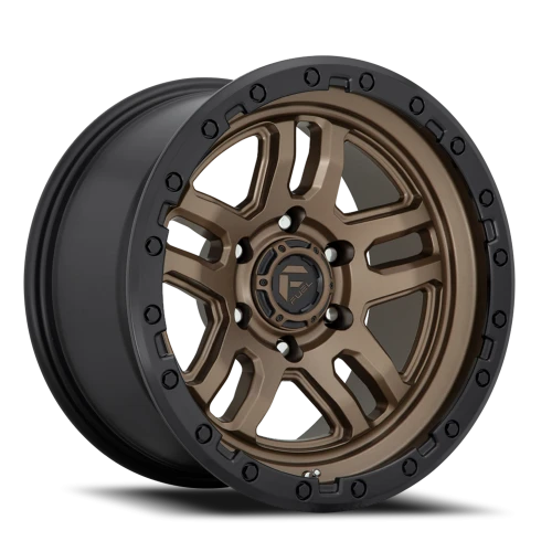 Fuel AMMO D702 18x9 +20 5x127mm 71.5mm Matte Bronze Black Bead Ring
