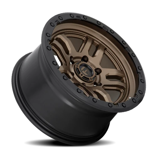 Fuel AMMO D702 20x9 +1 5x139.7mm 78.1mm Matte Bronze Black Bead Ring