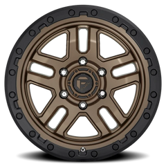 Fuel AMMO D702 18x9 -12 6x139.7mm 106.1mm Matte Bronze Black Bead Ring