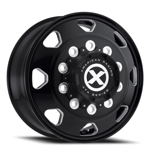 ATX AO401 Octane SB 18x6.75 +0 8x165.1mm 124.7mm Satin Black Milled