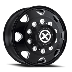 ATX AO401 Octane SB 18x6.75 +0 8x165.1mm 124.7mm Satin Black Milled