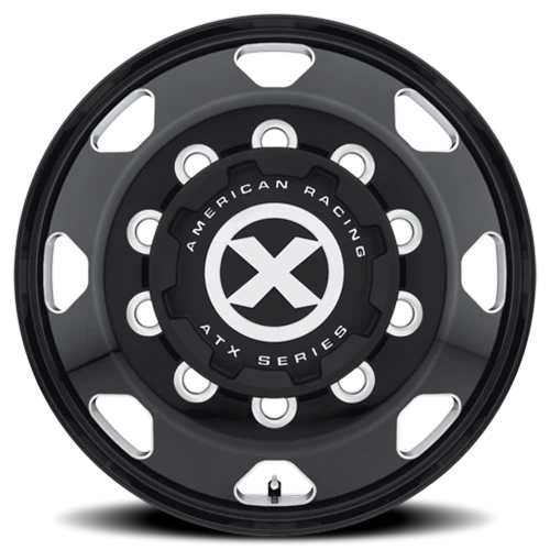 ATX AO401 Octane SB 18x6.75 +0 8x165.1mm 124.7mm Satin Black Milled