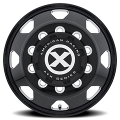 ATX AO401 Octane SB 18x6.75 +0 8x165.1mm 124.7mm Satin Black Milled