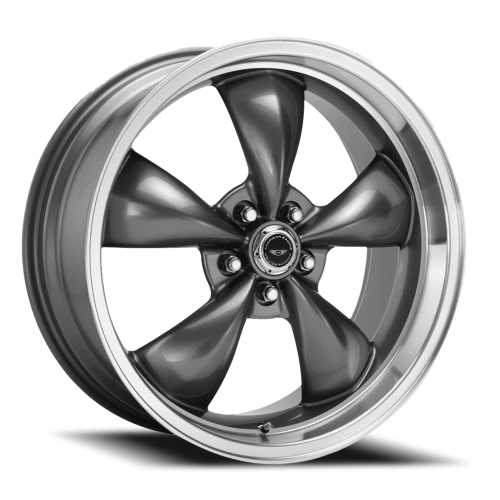 American Racing Torq Thrust M AR105 GY 17x7.5 +45 5x100mm 57.1mm Anthracite Machined Lip
