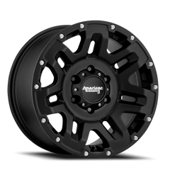 American Racing Yukon AR200 18x8.5 +15 6x139.7mm 106.25mm Cast Iron Black