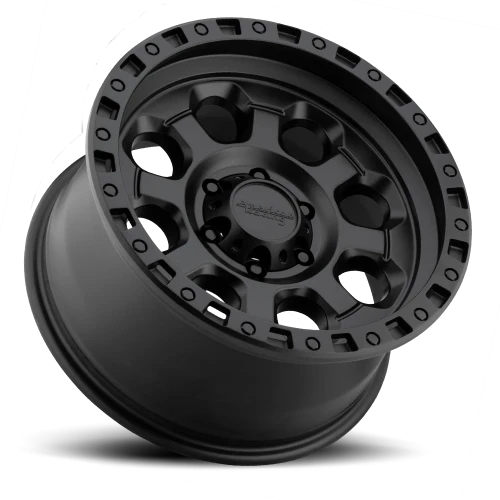 American Racing AR201 BK 16x8 +0 5x139.7mm 108mm Cast Iron Black