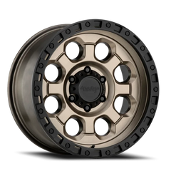 American Racing AR201 BRZ 16x8 +0 6x139.7mm 106.25mm Matte Bronze Black Lip