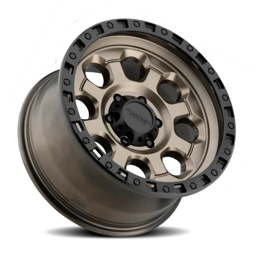 American Racing AR201 BRZ 18x9 +0 6x139.7mm 106.25mm Matte Bronze Black Lip
