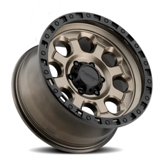 American Racing AR201 BRZ 18x9 +0 8x180mm 124.2mm Matte Bronze Black Lip