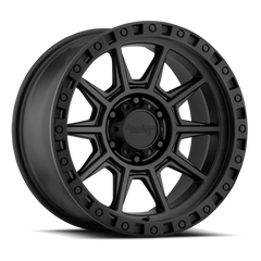 American Racing AR202 BK 16x8 +0 5x139.7mm 108mm Cast Iron Black
