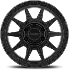 American Racing AR202 BK 16x8 +0 5x139.7mm 108mm Cast Iron Black
