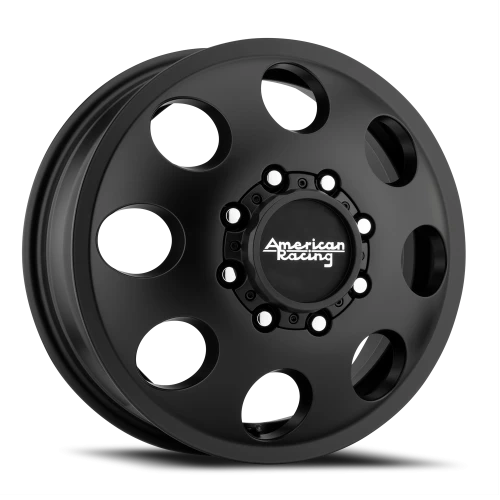 American Racing Baja Dually AR204 BK 17x6.5 +111 8x200mm 142mm Satin Black