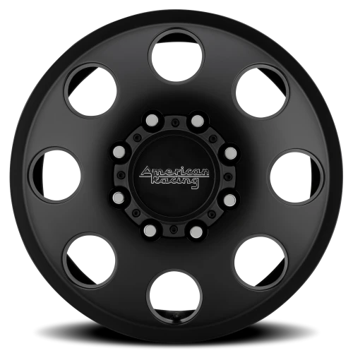 American Racing Baja Dually AR204 BK 17x6.5 +111 8x200mm 142mm Satin Black