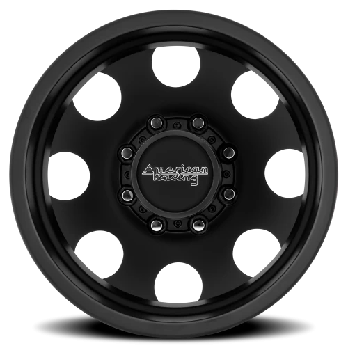 American Racing Baja Dually AR204 BK 16x6 -134 8x170mm 125.5mm Satin Black