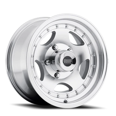 American Racing AR23 SL 15x8 -19 5x114.3mm 83.06mm Machined Silver Clear Coat