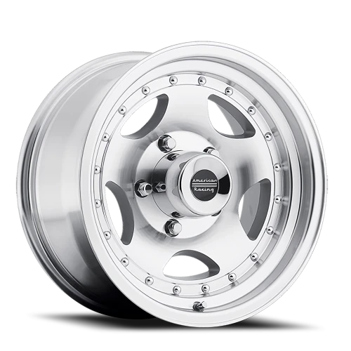 American Racing AR23 SL 15x10 -44 5x114.3mm 83.06mm Machined Silver Clear Coat