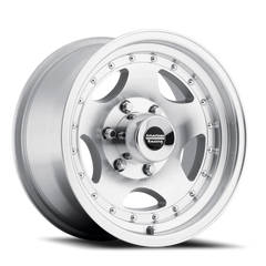 American Racing AR23 SL 16x8 +0 6x139.7mm 108mm Machined Silver Clear Coat