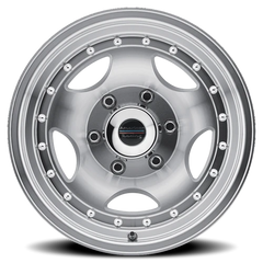American Racing AR23 SL 16x8 +0 6x139.7mm 108mm Machined Silver Clear Coat