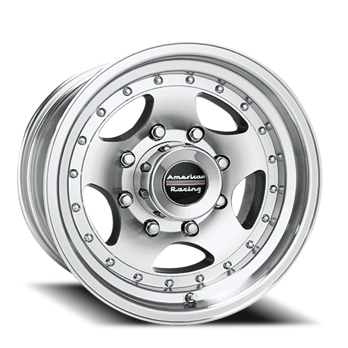 American Racing AR23 SL 16x8 +0 8x165.1mm 130.81mm Machined Silver Clear Coat
