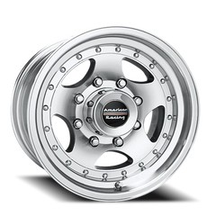 American Racing AR23 SL 16x8 +0 8x170mm 130.81mm Machined Silver Clear Coat