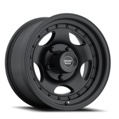 American Racing AR23 BK 15x7 -6 5x114.3mm 83.06mm Satin Black Clear Coat