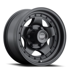 American Racing AR23 BK 15x10 -44 6x139.7mm 108mm Satin Black Clear Coat