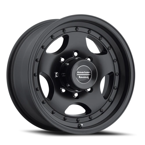 American Racing AR23 BK 16x8 +0 8x170mm 130.81mm Satin Black Clear Coat