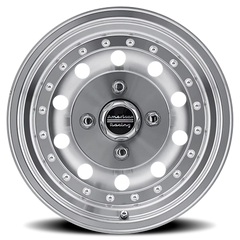 American Racing Outlaw II AR62 SL 14x7 +0 4x108mm 75.5mm Machined Silver Clear Coat