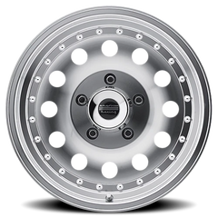 American Racing Outlaw II AR62 SL 18x8 +18 5x127mm 71.5mm Machined Silver Clear Coat