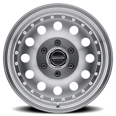 American Racing Outlaw II AR62 SL 17x8 +30 6x135mm 87.1mm Machined Silver Clear Coat