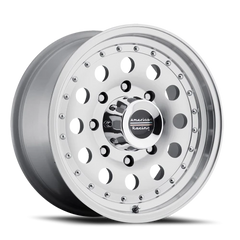American Racing Outlaw II AR62 SL 17x8 +18 8x170mm 130.81mm Machined Silver Clear Coat