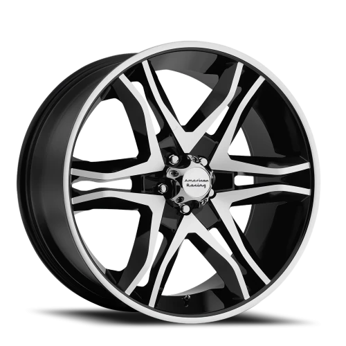 American Racing Mainline AR893 GBM 20x8.5 +35 5x114.3mm 72.6mm Gloss Black Machined