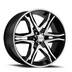 American Racing Mainline AR893 GBM 17x8 +0 5x127mm Gloss Black Machined