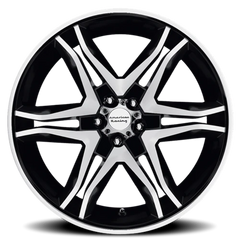 American Racing Mainline AR893 GBM 17x8 +0 5x127mm Gloss Black Machined