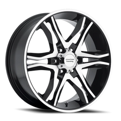 American Racing Mainline AR893 GBM 17x8 +25 6x135mm 87.1mm Gloss Black Machined