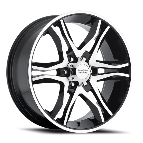 American Racing Mainline AR893 GBM 20x8.5 +35 6x135mm 87.1mm Gloss Black Machined