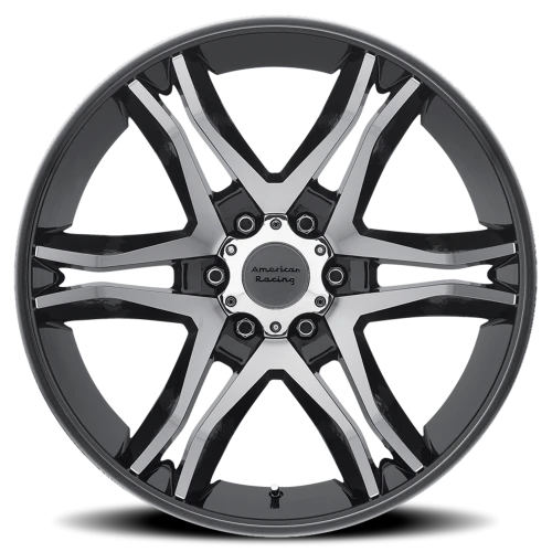 American Racing Mainline AR893 GBM 20x8.5 +15 6x139.7mm 106.25mm Gloss Black Machined