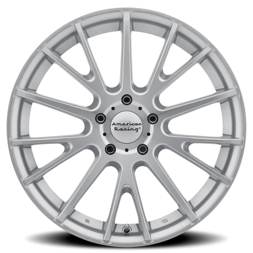 American Racing AR904 SL 19x8 +45 5x120mm 74.1mm Silver Machined