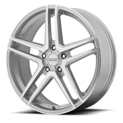 American Racing AR907 SL 17x7.5 +42 5x112mm 72.6mm Silver Machined