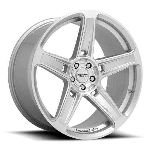 American Racing Hellion AR936 SL 22x10.5 +25 5x115mm 72.56mm Machined Silver