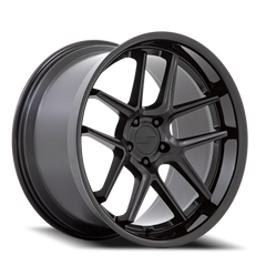 American Racing AR942 MB 20x11 +22 5x115mm 71.5mm Matte Black Gloss Black Lip