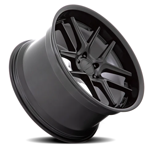 American Racing AR942 MB 20x12 +6 5x115mm 71.5mm Matte Black Gloss Black Lip