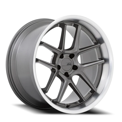 American Racing AR942 MG 20x9.5 +15 5x115mm 71.5mm Matte Gunmetal Machined Lip