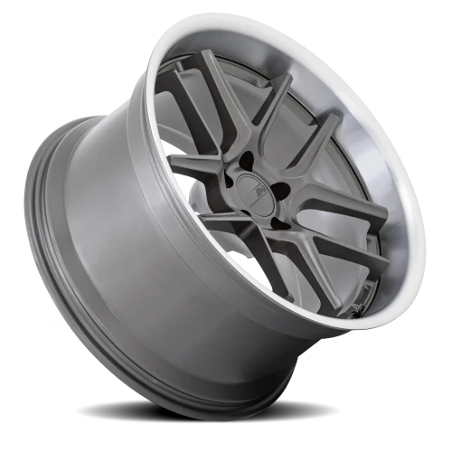 American Racing AR942 MG 20x11 -6 5x115mm 71.5mm Matte Gunmetal Machined Lip