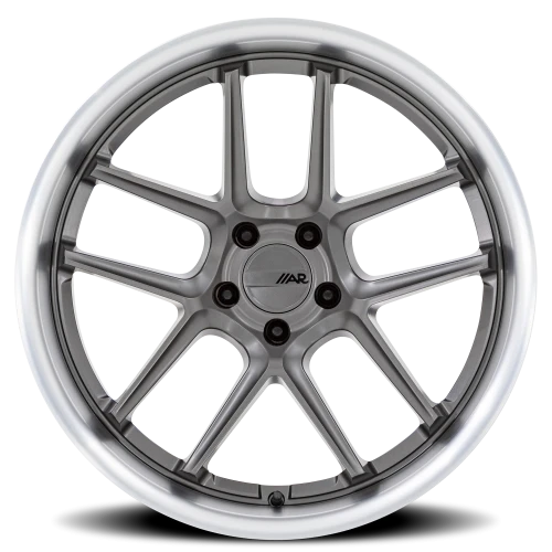 American Racing AR942 MG 20x9.5 +15 5x115mm 71.5mm Matte Gunmetal Machined Lip
