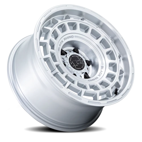 Black Rhino AWOL SD 17x8.5 +10 5x127mm 71.5mm Silver Machined Face