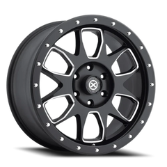ATX AX196 20x9 +45 6x139.7mm 93.1mm Satin Black Milled Accents
